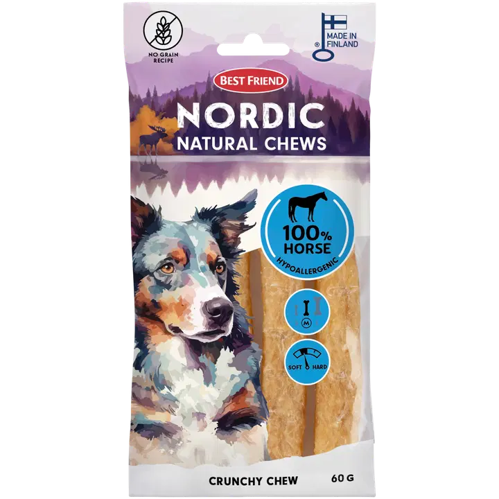 Best Friend Nordic Hevonen Hypoallergenic-rouheluu 12cm 4kpl 60g