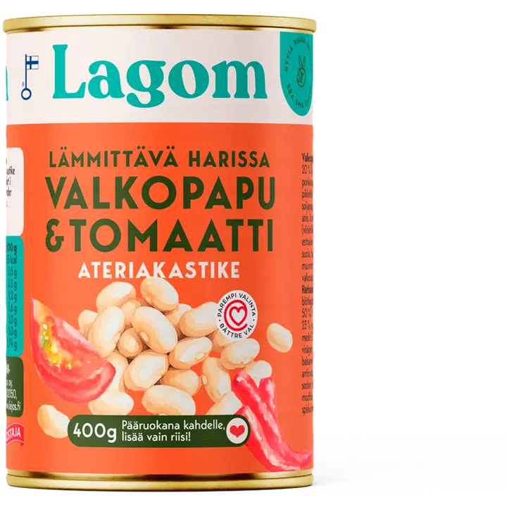 Lagom Harissakastike valkopapu & tomaatti 400g