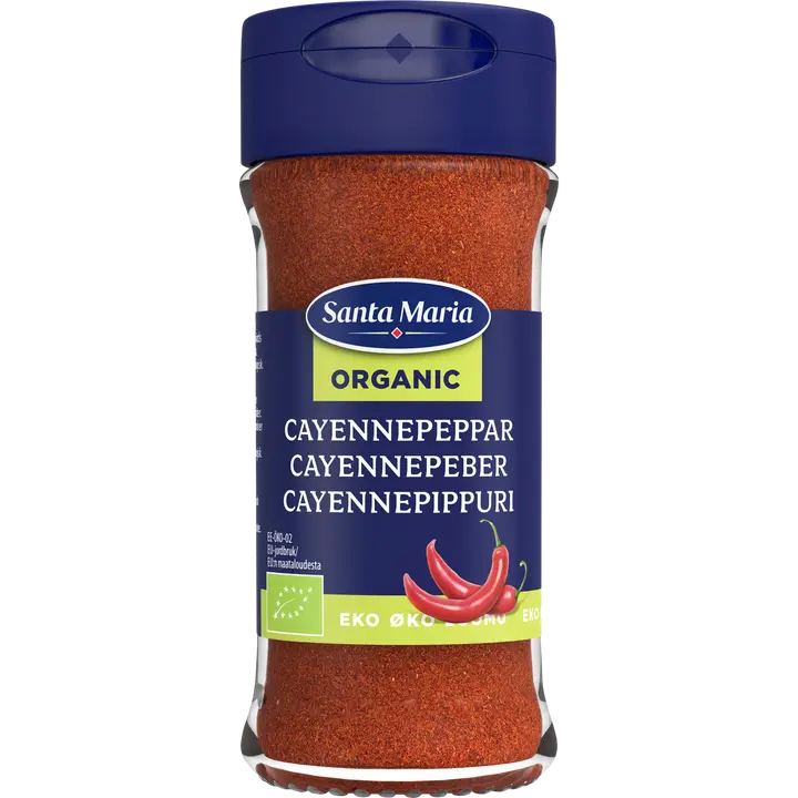 Santa Maria Cayennepippuri Luomu, purkki 38g