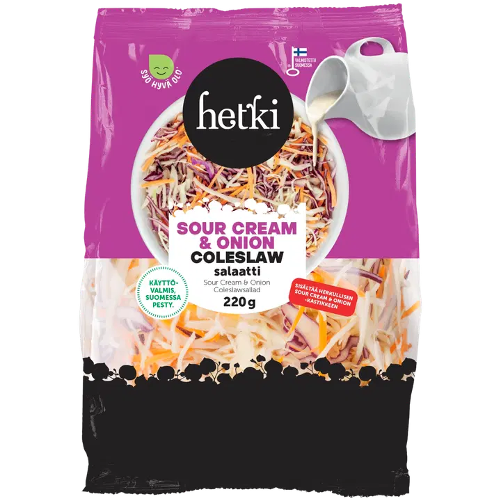 Hetki Kapsasalt hapukoore ja sibulaga 220 g
