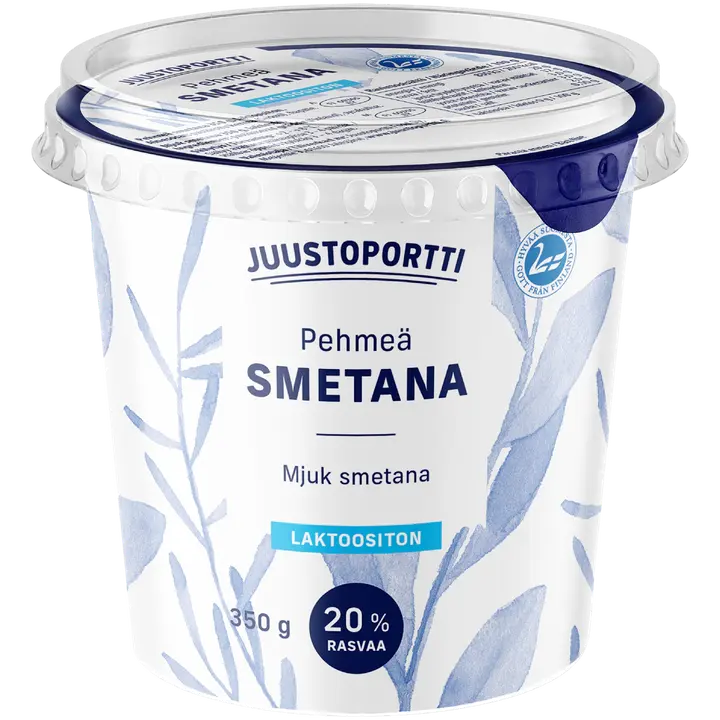 Juustoportti pehmeä smetana 350 g laktoositon