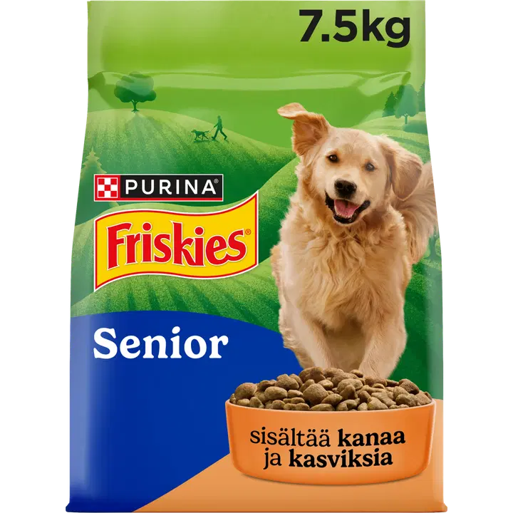 Purina Friskies 7+ Kanaa Koiran kuivaruoka 7,5kg