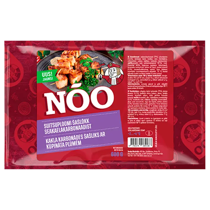 Suitsuploomi šašlõkk seakaelast 600 g