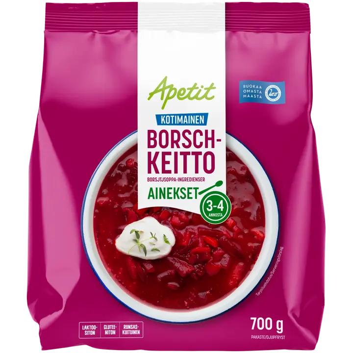 Apetit Borschkeittoainekset pakaste 700g