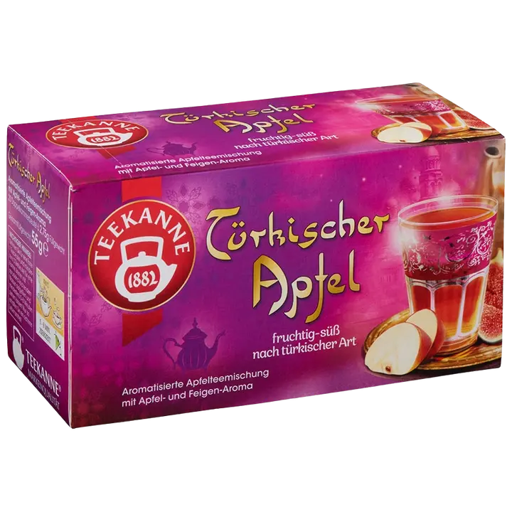 Teekanne puuviljatee Türgi Õunatee 20 x 2,75 g