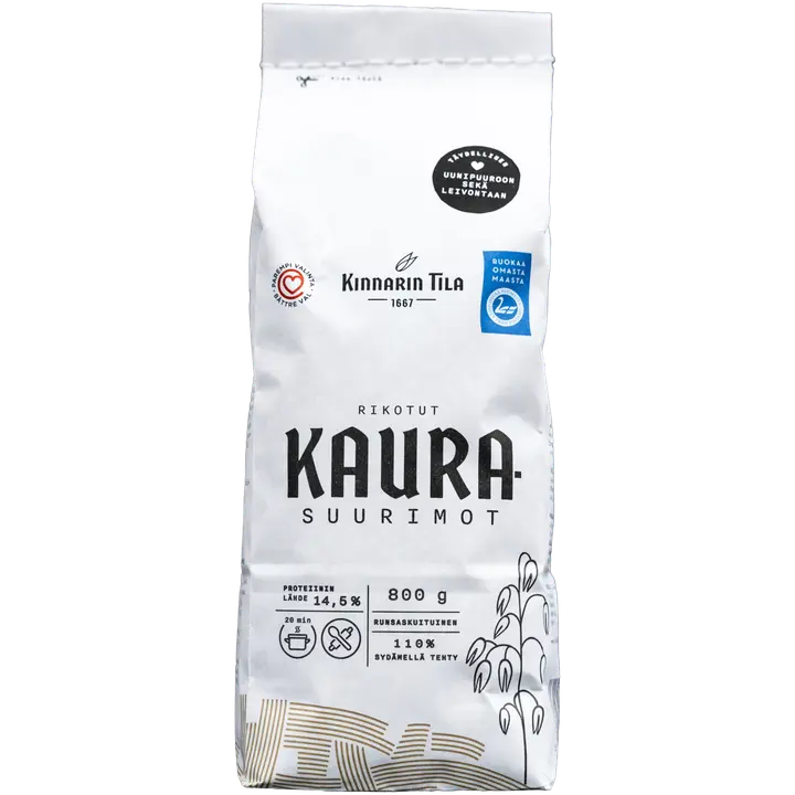 Kinnarin Tila Rikotut kaurasuurimot 800 g