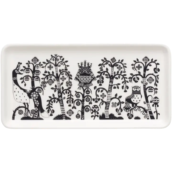 Iittala Taika lautanen suorakaide 12x24cm musta