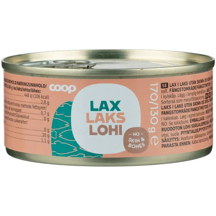 Coop lohi suolaliemessä 170/130 g