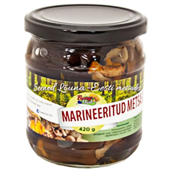 Berrymush marineeritud metsaseened 420/290 g