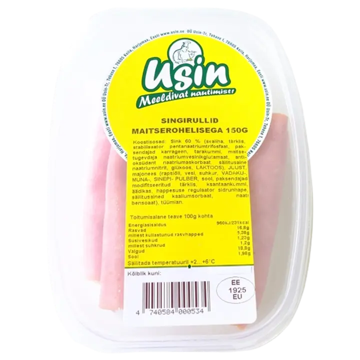 USIN Singirullid juustu-küüslaugu täidisega 150 g