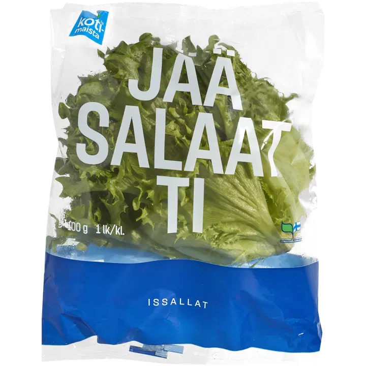 Jääsalaatti pussi