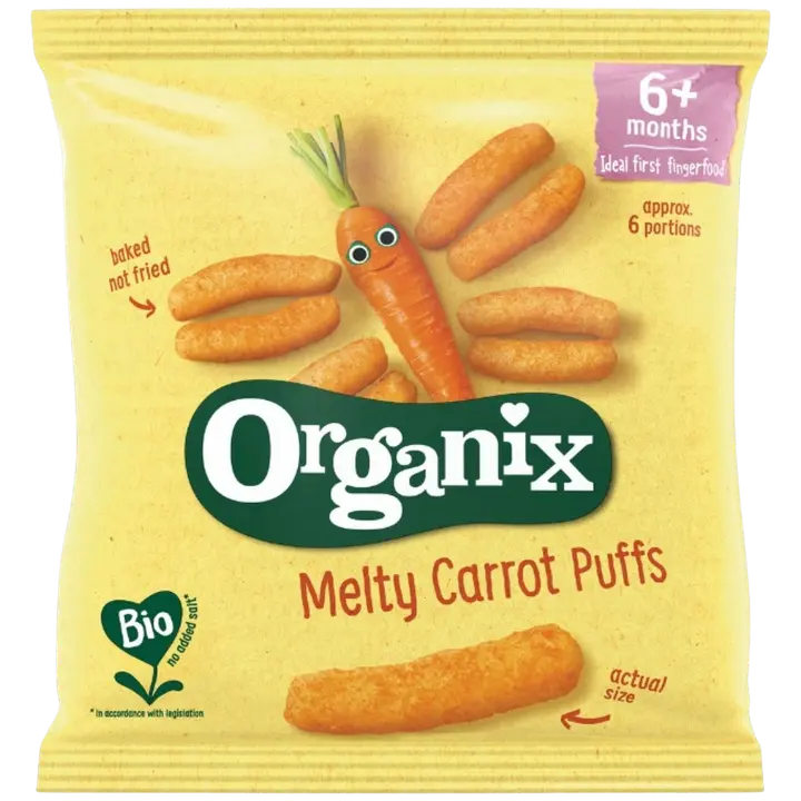 Organix ECO krõbedad porgandipulgad 7k 20g