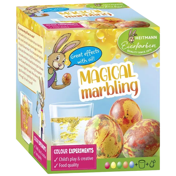 Munavärvid - 5 värvimistabletid, õli, värvitops