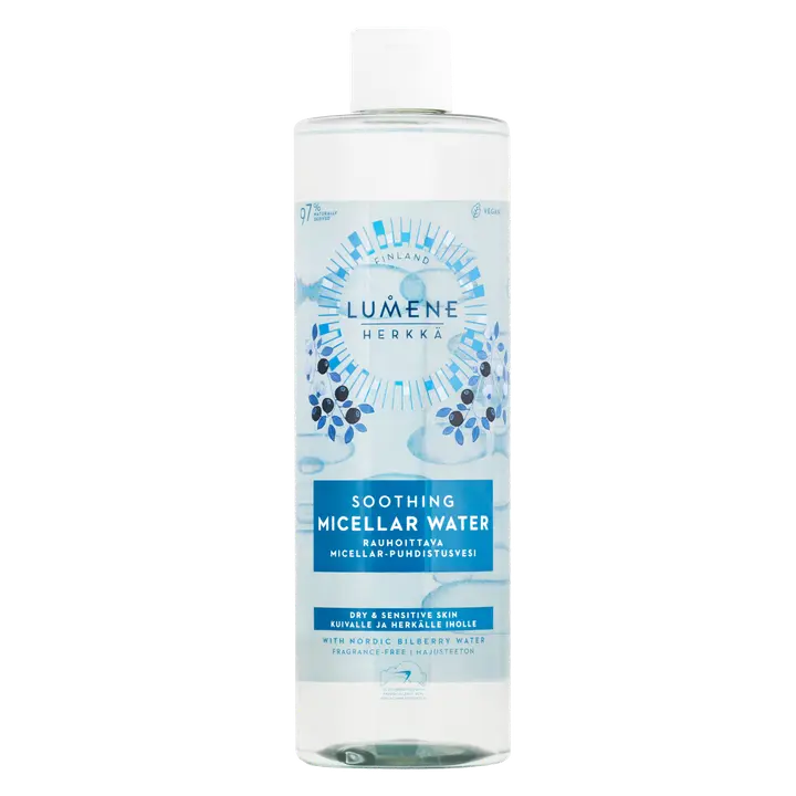Lumene HERKKÄ Rauhoittava micellar-puhdistusvesi 400 ml