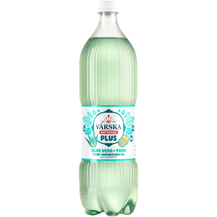 Värska Naturaal Plus aloe vera yuzu maitsevesi 1,5 l