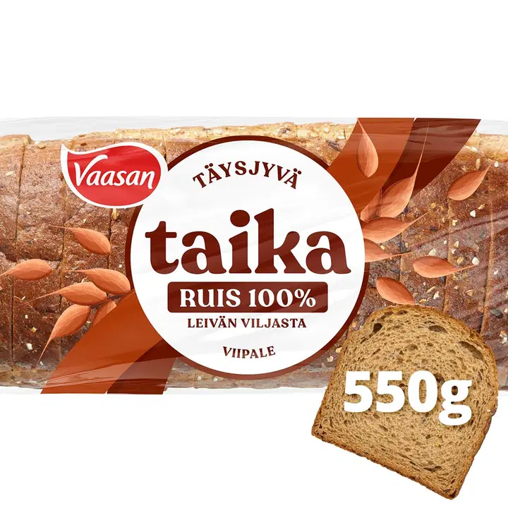 Vaasan TaikaRuis 550g täysjyväruisviipaleet