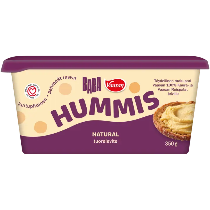 Baba hummis naturaalne rasvasegu, 350 g