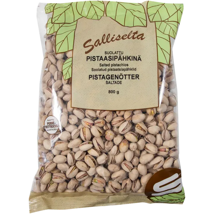 Salliselta Pistaasipähkinä 800g