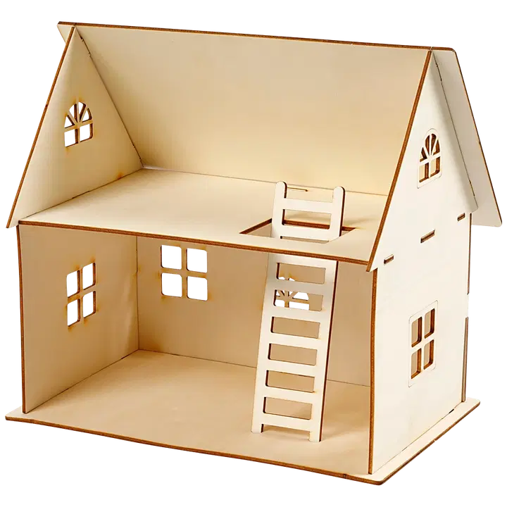 Creativ Company koottava nukkekoti 25x18x27 cm