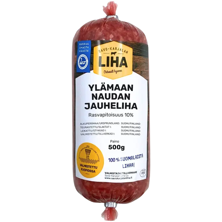 Savo-Karjalan Liha Oy Ylämaan naudan jauheliha 500g