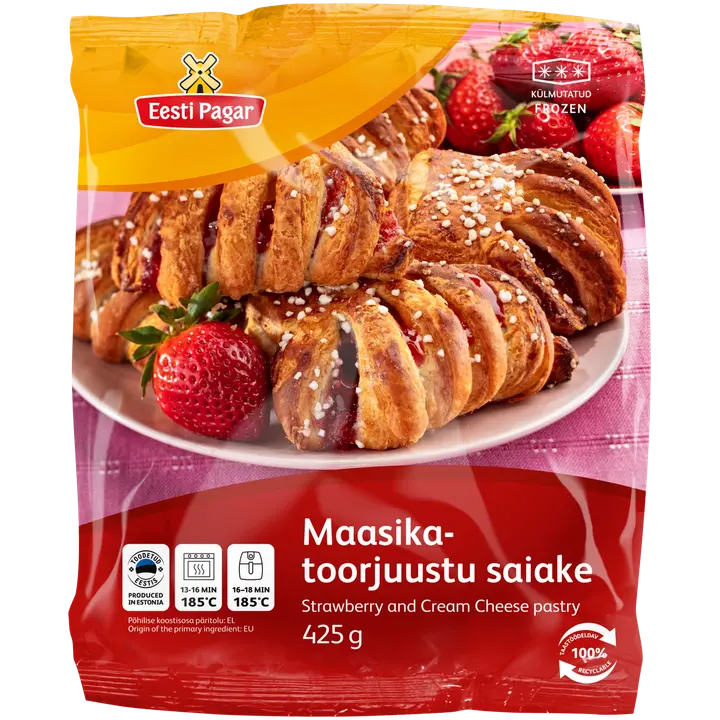 Eesti Pagar maasika-toorjuustusaiake 425 g