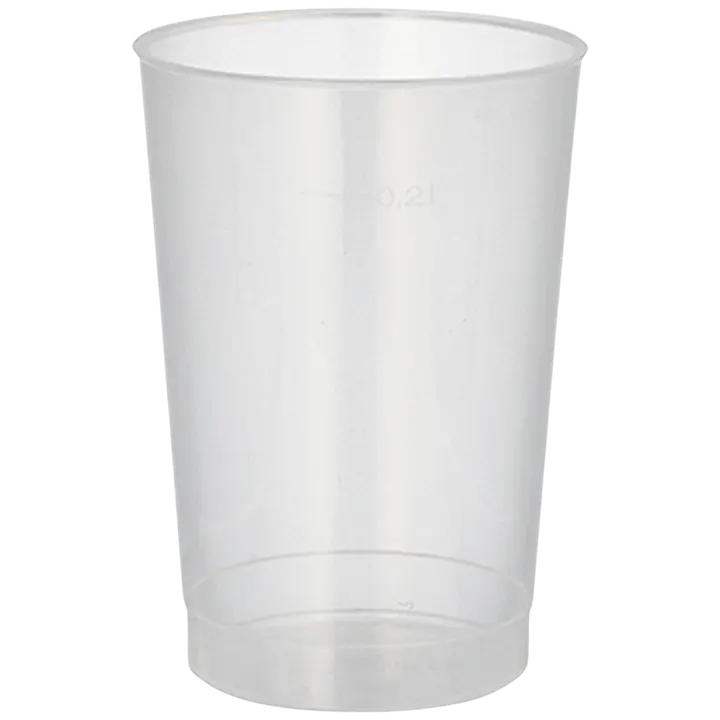 Papstar uudelleenkäytettävä muki 0,2 l 10 kpl