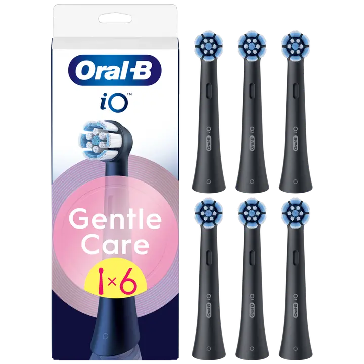 Oral-B iO Gentle Care Black vaihtoharja 6kpl