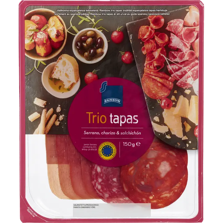 Coop Trio Tapas Sink,Gluteenivaba 150 G