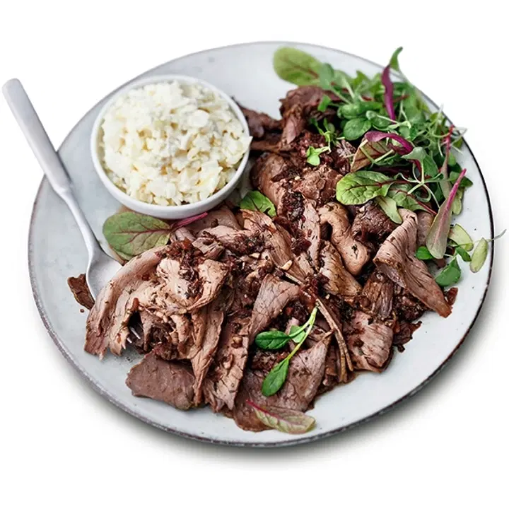 Herkku yrttimarinoitu naudan paahtopaisti