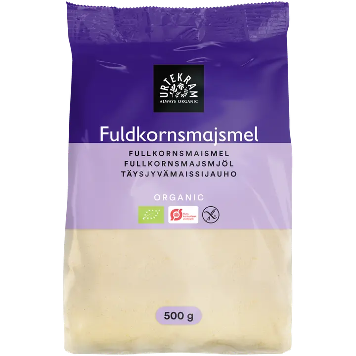 URTEKRAM  luomu Täysjyvämaissijauho 500g