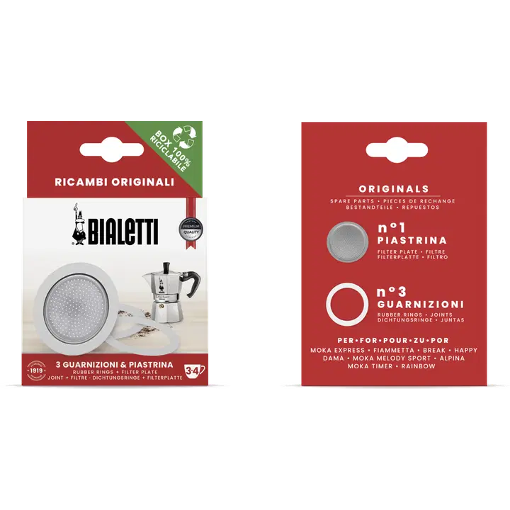 3 TIIVISTETTÄ JA FILTTERI 3 ja 4 k. Moka Express