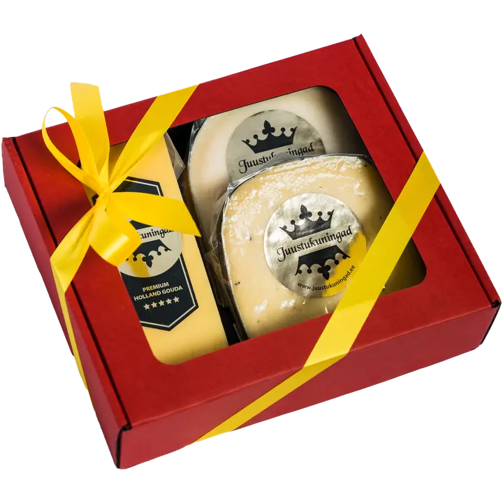 juustukuningad kinkekarp, 600g