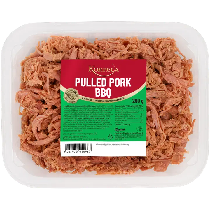 Korpela Pulled pork BBQ 200 g