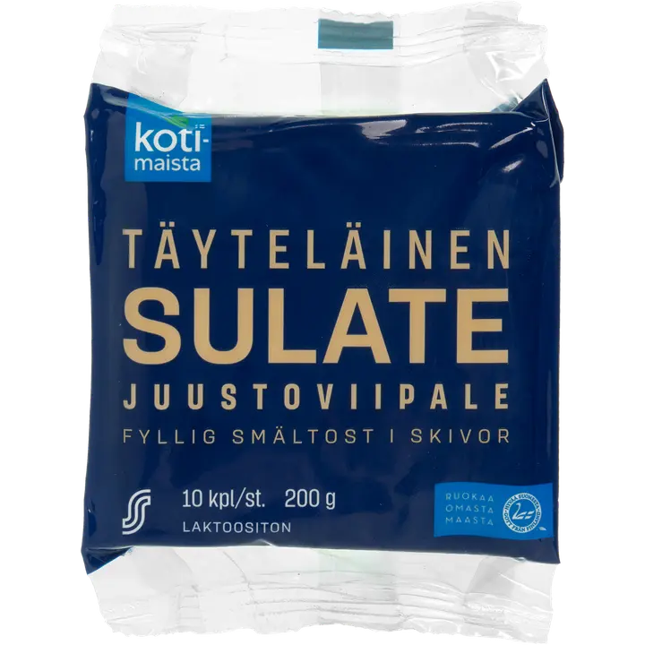 Kotimaista Täyteläinen sulatejuustoviipale 200 g