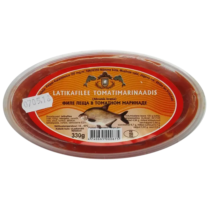 Latikafilee tomatimarinaadis 330 g
