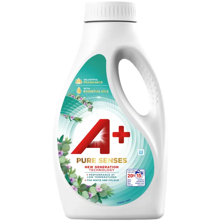 A+ Pure Senses Refresh pyykinpesuneste 900ml