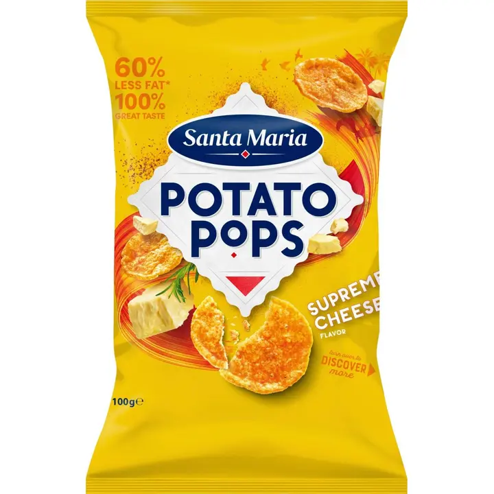 Santa Maria 100G Supreme Cheese Potato Pops sipsi