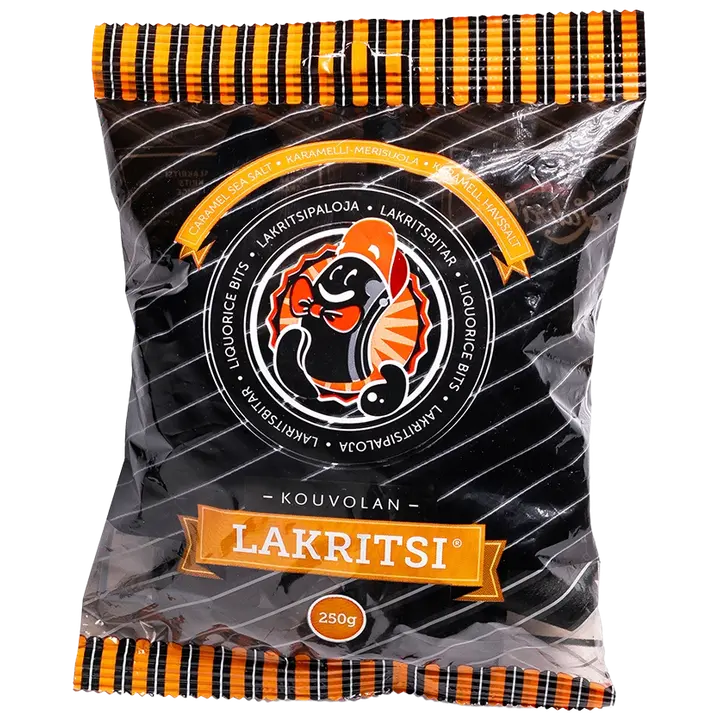 Kouvolan Lakritsi karamelli-meresoola lagritsad 250g