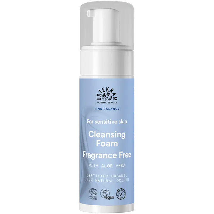 URTEKRAM Puhdistusvaahto Fragrance Free Sensitive skin 150ml