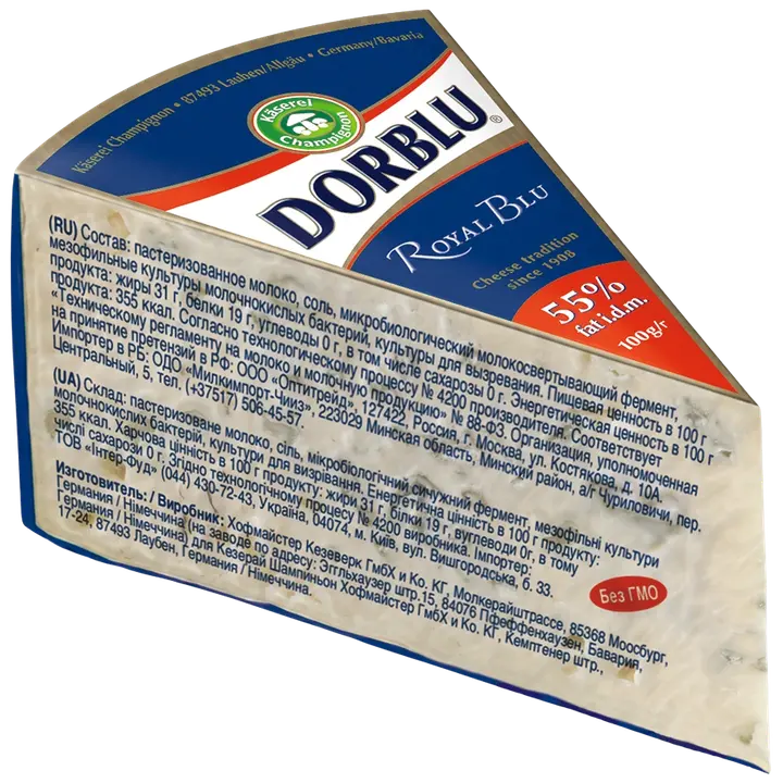 Champignon Royal Blu juust Dor Blu 55% 100g