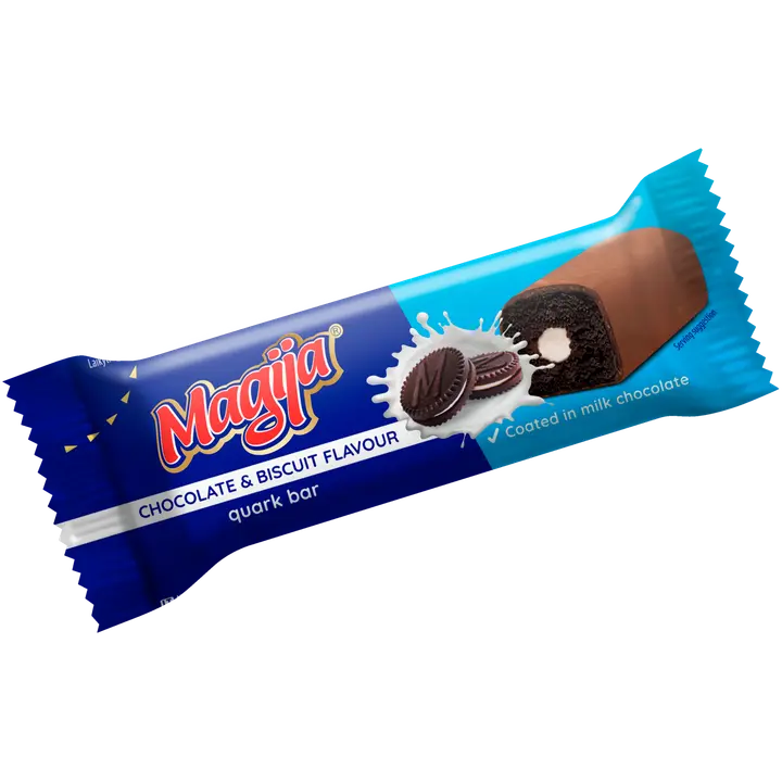Magija Piimašokolaadiglasuuriga kohuke küpsisemaitselise täidisega 22,6% rasva, 40g