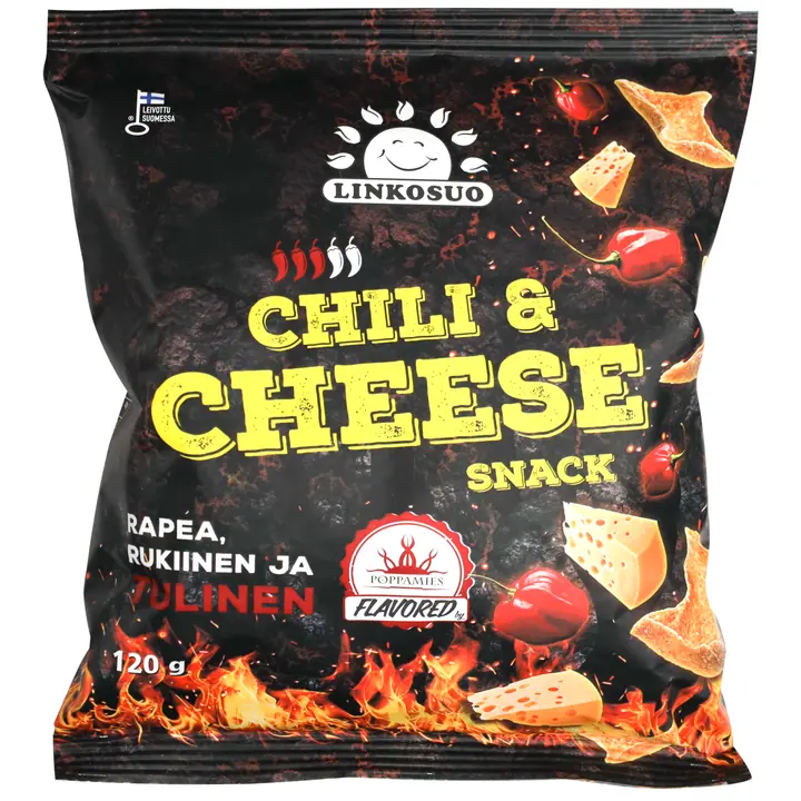 Linkosuo x Poppamies Snack Chili & Cheese 120 g