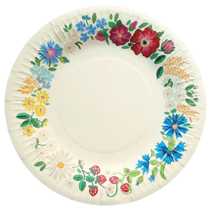 Hic papptaldrik Muhu 18cm 12tk valge
