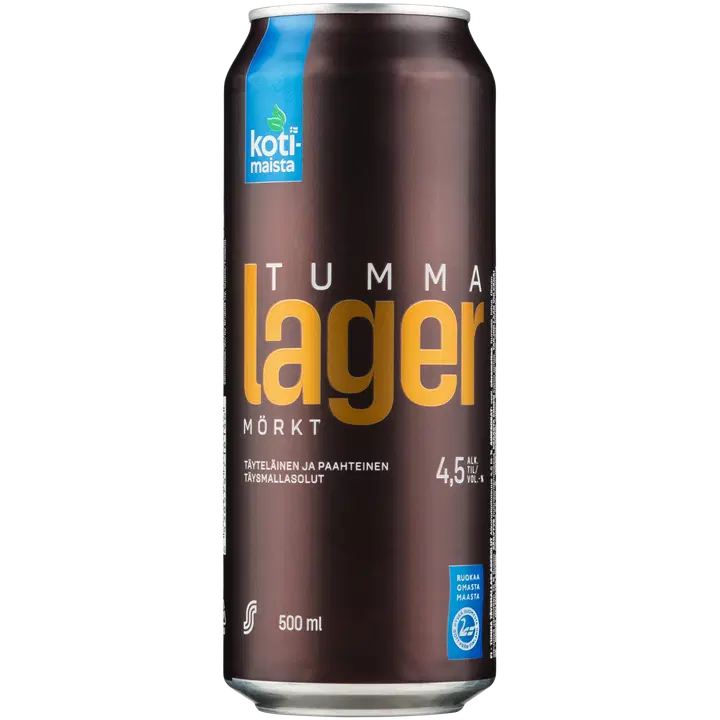 Kotimaista Tumma Lager 4,5% 0,5l tlk olut