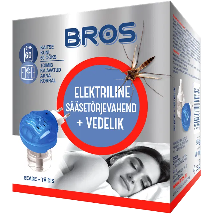 Bros elektriline sääsetõrje vedelikuga
