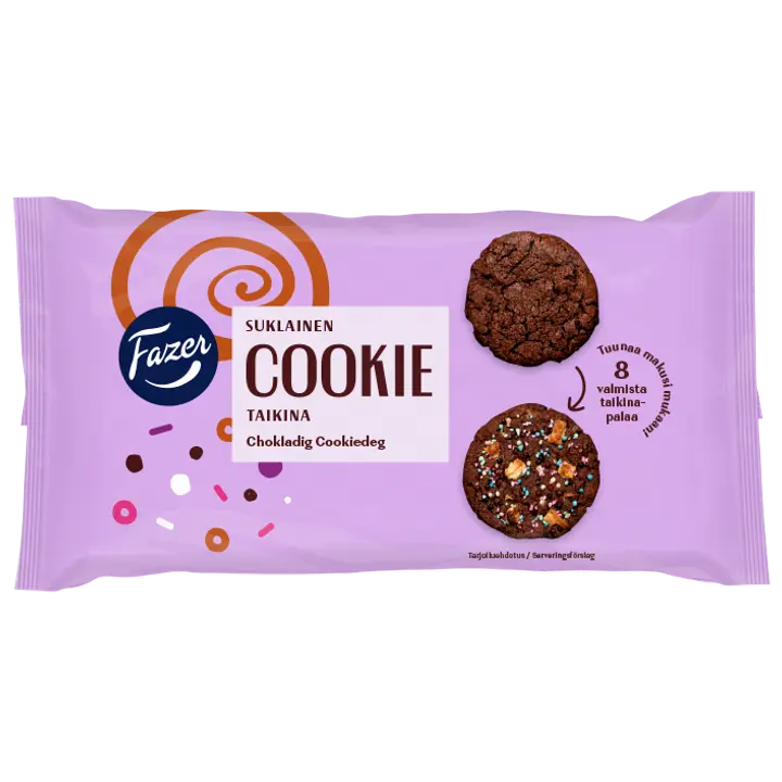 Fazer Suklainen Cookietaikina 8kpl 240g, pakaste
