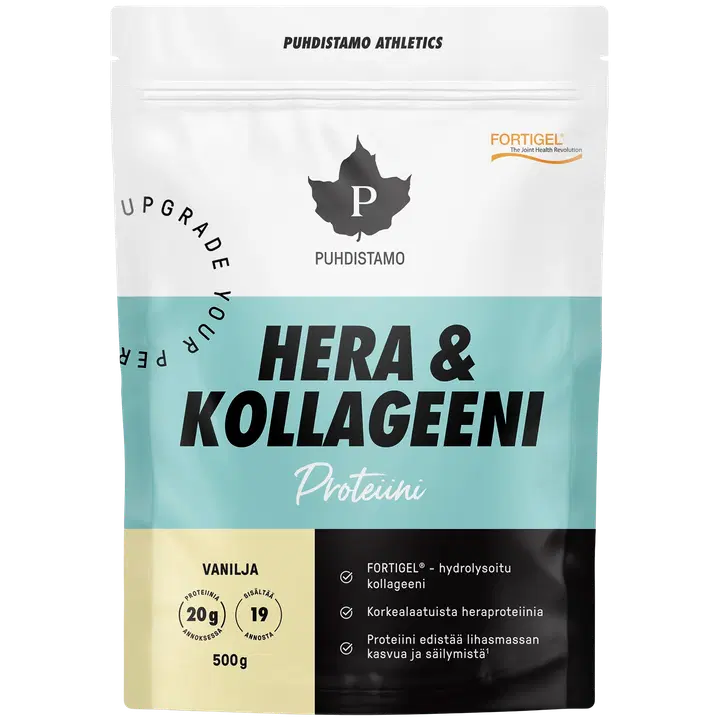 Puhdistamo Athletics Hera & Kollageeni Vanilja 500 g