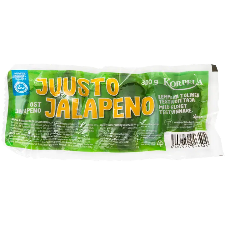 Korpela juustojalapeno makkara 300g