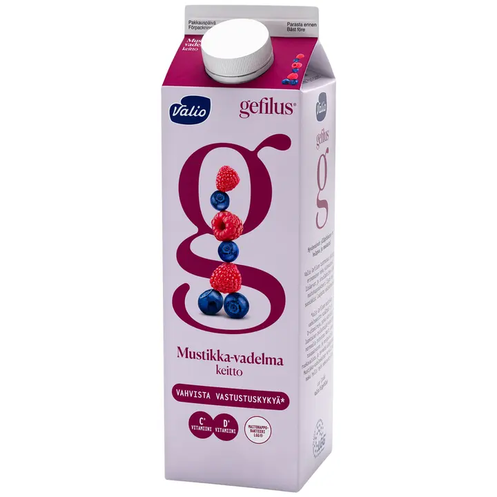 Valio Gefilus® mustikka-vadelmakeitto 1 kg