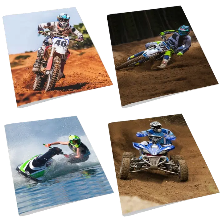 Kaustik 36l ruuduline, lamineeritud kaanega, motosport